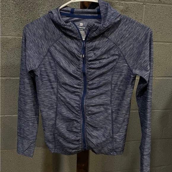 Other - Blue Zip-Up Athletic Jacket